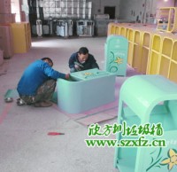 鋼板分類垃圾桶噴塑工藝流程?