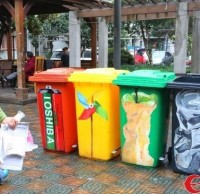 時(shí)尚分類垃圾桶 扔垃圾,也可以很時(shí)尚