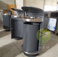 戶外環保鋼制垃圾桶