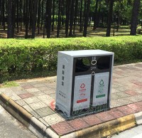 共建美麗運河 徐州地方海事免費發放船用垃圾桶