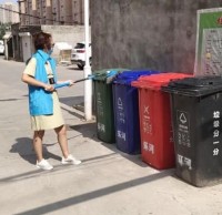 清潔轄區(qū)垃圾桶,營造分類好環(huán)境